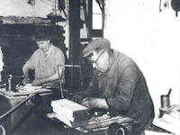 Schalenschneider-Kotten - Hist. Foto