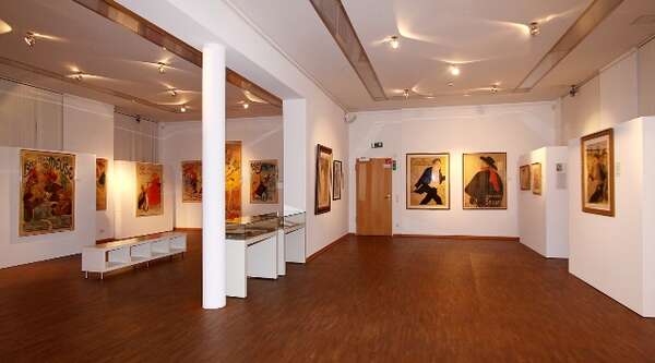 Blick in die Ausstellung "Toulouse-Lautrec"