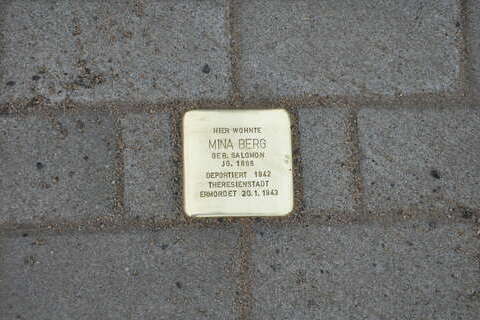 Stolperstein Grenzstraße Bild 1
