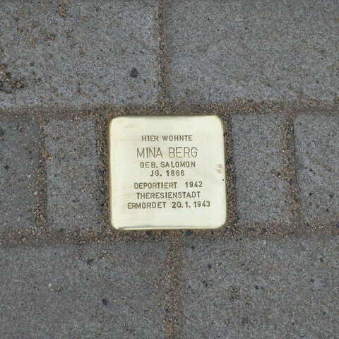 Stolperstein Grenzstraße Bild 1