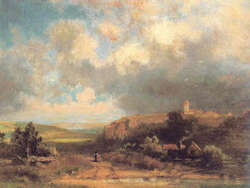 Carl Spitzweg - Fränkische Sommerlandschaft, 1870-75